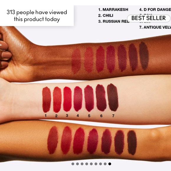 MAC CHILI matte lipstick shade 602 - Picture 8 of 8